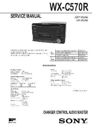 Сервисная инструкция Sony WX-C570R ― Manual-Shop.ru