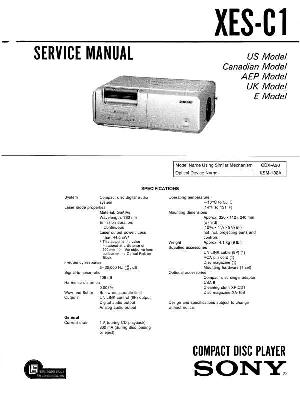 Сервисная инструкция Sony XES-C1 ― Manual-Shop.ru