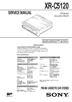 Сервисная инструкция Sony XR-C5120 ― Manual-Shop.ru