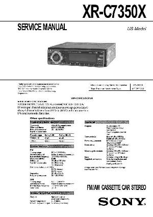 Сервисная инструкция Sony XR-C7350X ― Manual-Shop.ru