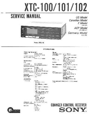 Сервисная инструкция Sony XTC-100 ― Manual-Shop.ru