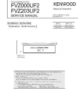 Сервисная инструкция SUBARU Kenwood FVZ-000UF2, 203UF2 ― Manual-Shop.ru