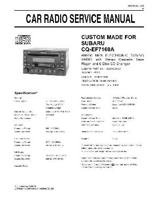 Service manual Panasonic CQ-EF7160A ― Manual-Shop.ru