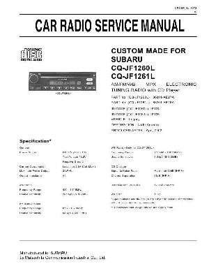 Service manual Panasonic CQ-JF1260L, JF1261L ― Manual-Shop.ru