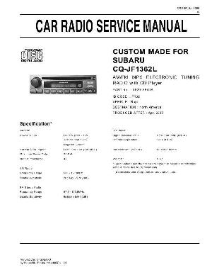 Service manual Panasonic CQ-JF1362L ― Manual-Shop.ru