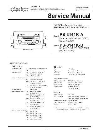 Service manual Clarion PS-3141K-A, K-B ― Manual-Shop.ru