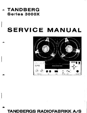 Сервисная инструкция Tandberg 3000X ― Manual-Shop.ru