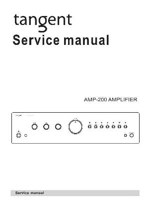 Сервисная инструкция Tangent AMP-200 ― Manual-Shop.ru