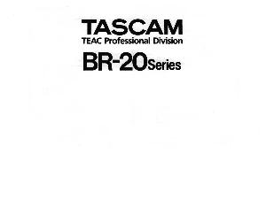 Сервисная инструкция Tascam BR-20 ― Manual-Shop.ru