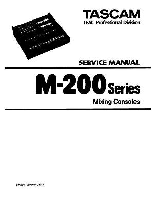 Сервисная инструкция Tascam M-208, M-216 ― Manual-Shop.ru