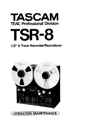 Сервисная инструкция Tascam TSR-8 ― Manual-Shop.ru