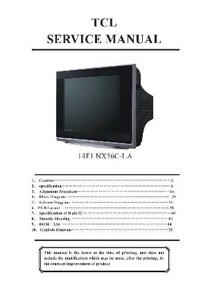 Сервисная инструкция TCL 14F1, NX56C-LA1 ― Manual-Shop.ru