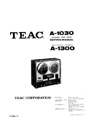 Сервисная инструкция Teac A-1030, A-1300  ― Manual-Shop.ru