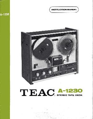 Сервисная инструкция Teac A-1230 ― Manual-Shop.ru