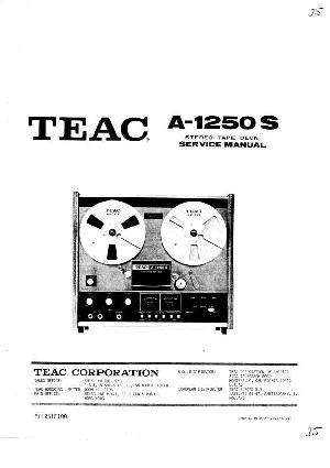 Сервисная инструкция Teac A-1250S ― Manual-Shop.ru