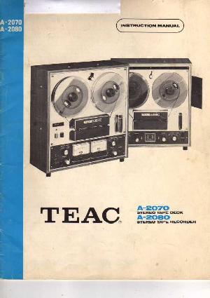 Сервисная инструкция Teac A-2070, A-2080 ― Manual-Shop.ru