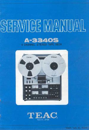 Сервисная инструкция Teac A-3340S ― Manual-Shop.ru