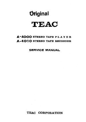 Сервисная инструкция Teac A-4000, A-4010  ― Manual-Shop.ru