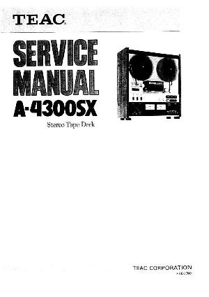 Service manual Teac A-4300SX  ― Manual-Shop.ru