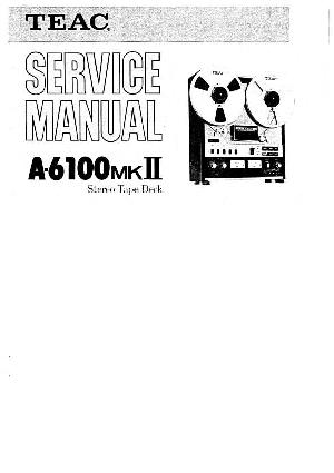 Service manual Teac A-6100MKII ― Manual-Shop.ru