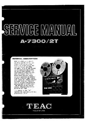 Service manual Teac A-7300 ― Manual-Shop.ru