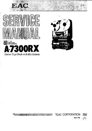 Сервисная инструкция Teac A-7300RX ― Manual-Shop.ru