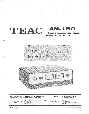 Сервисная инструкция TEAC AN-180 ― Manual-Shop.ru