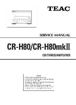 Service manual Teac CR-H80, CR-H80MK2 ― Manual-Shop.ru