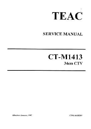 Service manual Teac CT-M1413 ― Manual-Shop.ru