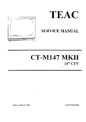 Сервисная инструкция Teac CT-M147MK2 ― Manual-Shop.ru