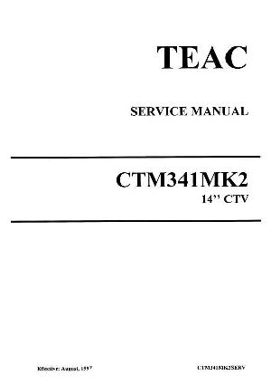 Сервисная инструкция Teac CT-M341MK2 ― Manual-Shop.ru