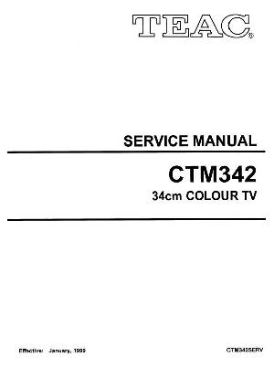 Service manual Teac CT-M342 ― Manual-Shop.ru