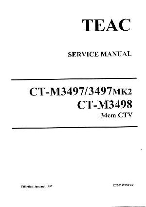 Service manual Teac CT-M3497MK2 ― Manual-Shop.ru