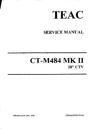 Сервисная инструкция Teac CT-M484-MKII ― Manual-Shop.ru