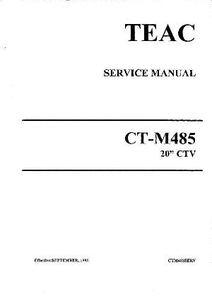 Сервисная инструкция Teac CT-M485 ― Manual-Shop.ru