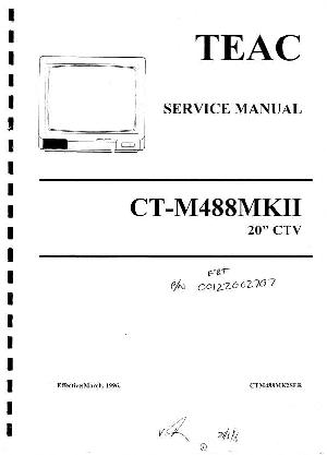 Сервисная инструкция Teac CT-M488-MKII ― Manual-Shop.ru