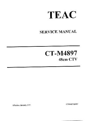Service manual Teac CT-M4897 ― Manual-Shop.ru