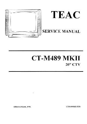 Сервисная инструкция Teac CT-M489MKII ― Manual-Shop.ru