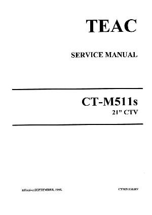 Сервисная инструкция Teac CT-M511 ― Manual-Shop.ru