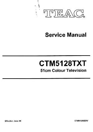 Сервисная инструкция Teac CT-M5128TXT ― Manual-Shop.ru