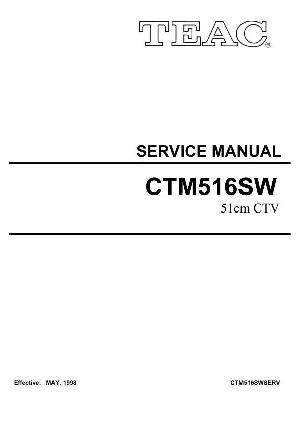 Service manual Teac CT-M516SW ― Manual-Shop.ru