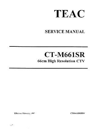 Сервисная инструкция Teac CT-M661SR ― Manual-Shop.ru