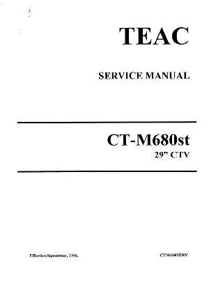 Сервисная инструкция Teac CT-M680ST ― Manual-Shop.ru