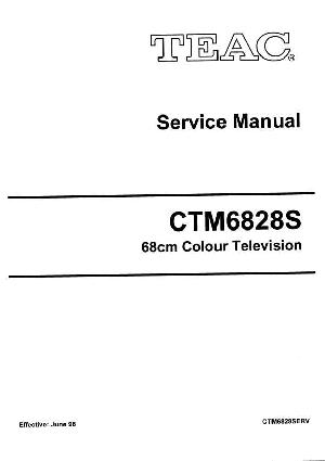 Сервисная инструкция Teac CT-M6828S ― Manual-Shop.ru
