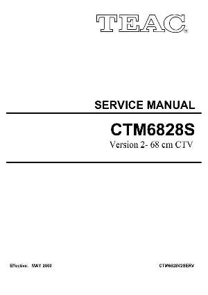 Service manual Teac CT-M6828V2 ― Manual-Shop.ru