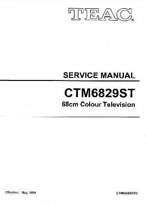Service manual Teac CT-M6829 ― Manual-Shop.ru