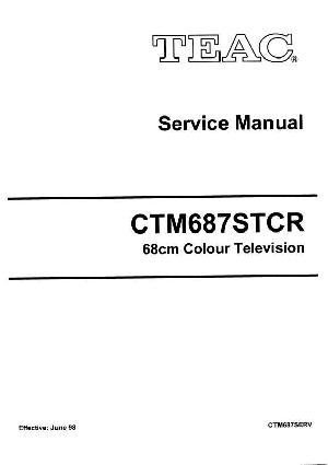 Сервисная инструкция Teac CT-M687STCR ― Manual-Shop.ru