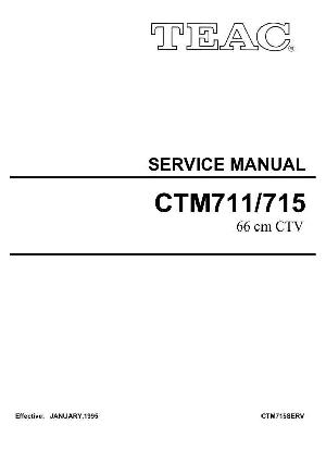 Service manual Teac CT-M715S ― Manual-Shop.ru