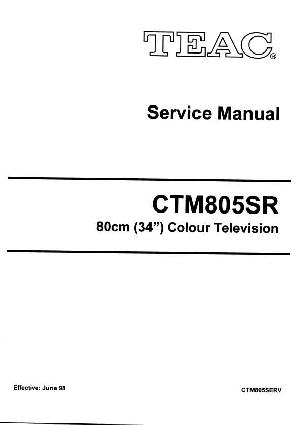 Service manual Teac CT-M805SR ― Manual-Shop.ru