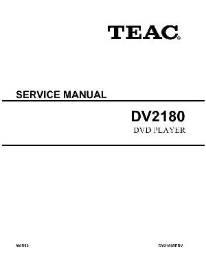Сервисная инструкция Teac DV-2180 ― Manual-Shop.ru